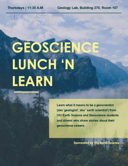 Geoscience Lunch 'n Learn