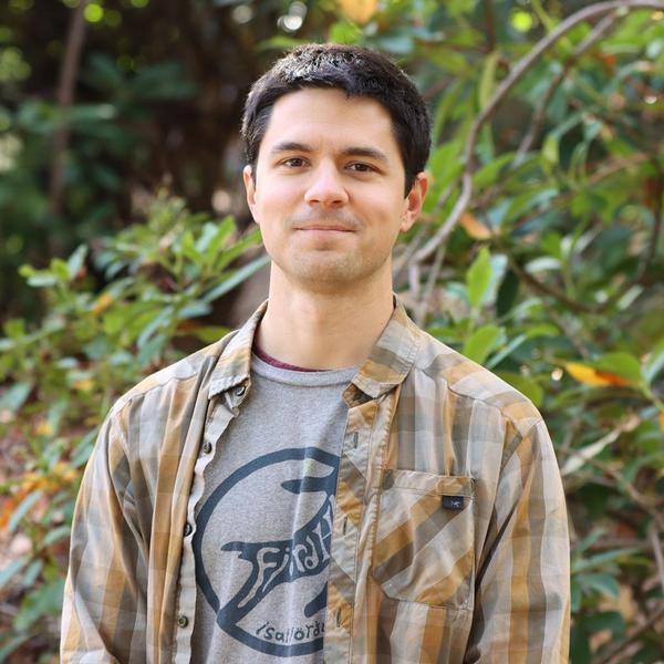 Student smiling at the camera