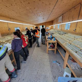Yukon 2023 students doing geology